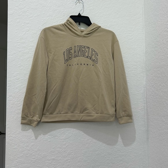 SHEIN • Girls Tan Jogger Hoodie • sz Small - Picture 3 of 10